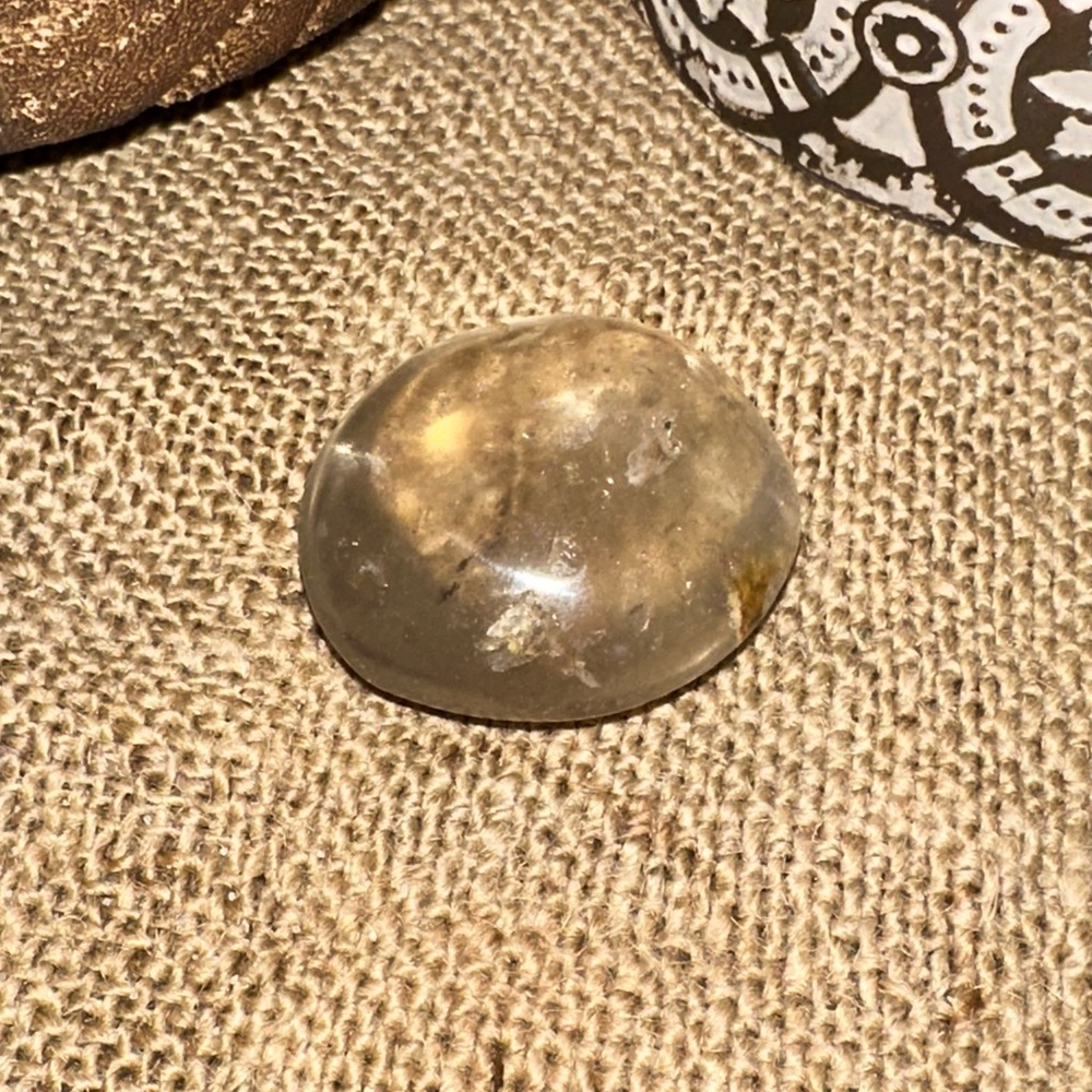 Smoky Quartz Palm Stone
